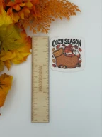 Cozy Season Fox Vinyl Sticker