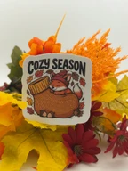 Cozy Season Fox Vinyl Sticker