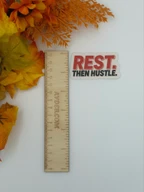 Rest Then Hustle Motivational Vinyl Sticker