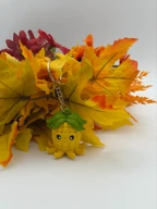 Kawaii Corn Octopus Keychain - 3D Printed Cute Octopus Charm