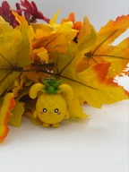 Cute Pineapple Bunny Keychain - 3D Printed Kawaii Fruit Bunny Charm