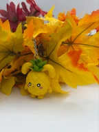 Cute Pineapple Bunny Keychain - 3D Printed Kawaii Fruit Bunny Charm