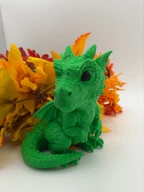3D Printed Dragon Figurine - Decorative Dragon in Your Choice of Color