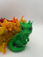 3D Printed Dragon Figurine - Decorative Dragon in Your Choice of Color