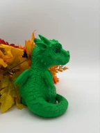 3D Printed Dragon Figurine - Decorative Dragon in Your Choice of Color