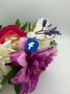 Facebook NFC Keychain 3D Printed Key Ring | Tech Accessory Gift