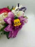 Cute Pineapple Octopus Keychain 3D Printed