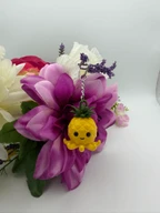 Cute Pineapple Octopus Keychain 3D Printed