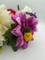 Cute Pineapple Bear Keychain PLA Charm