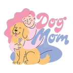 Cute Dog Mom Vinyl Sticker