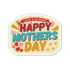 Happy Mothers Day Vinyl Sticker