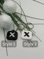 Custom X (Twitter) NFC Keychain 3D Printed