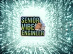 Senior Vibe Engineer Fun Laptop Sticker