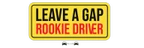 Leave A Gap Rookie Driver Car Decal Sticker