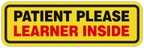 Patient Please Learner Inside Car Decal Sticker
