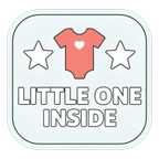 Little One Inside Pregnancy Car Decal Sticker