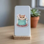 Cute Hamster in Pocket Pocket-Sized Chaos Sticker