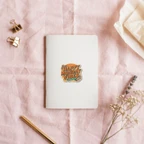 Happy Monday Vibes Retro Daisy Vinyl Sticker
