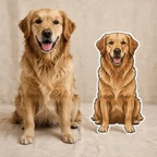 Custom Dog Stickers - Personalized Vinyl Pet Decals