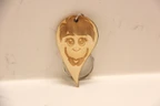Kawaii Wooden Keychain – Cute Anime Character Charm