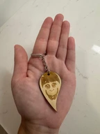 Kawaii Wooden Keychain – Cute Anime Character Charm