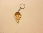 Kawaii Wooden Keychain – Cute Anime Character Charm