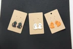 Personalized Cute Cat Earrings – Customizable Cat Jewelry
