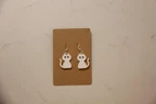 Personalized Cute Cat Earrings – Customizable Cat Jewelry
