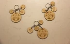 Personalized Soccer Keychain with Custom Name and Number