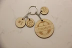 Personalized Soccer Keychain with Custom Name and Number