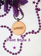 Personalized Wooden Keychain