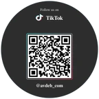 Custom TikTok QR Code Sticker Vinyl