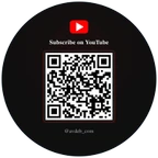 YouTube Subscribe QR Code Sticker, Custom Vinyl
