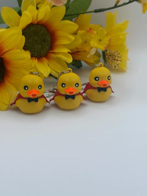 Vampire Duck 3D Printed Keychain