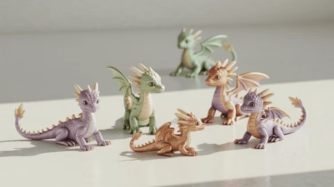 Baby Dragon Figures