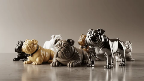 Bulldog Figurines