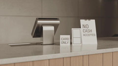 Cashless Payment Signs