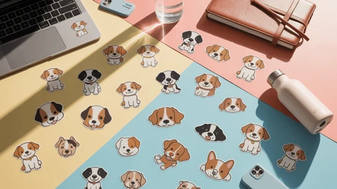 Cute Dog Stickers