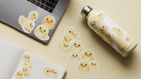 Cute Duck Stickers