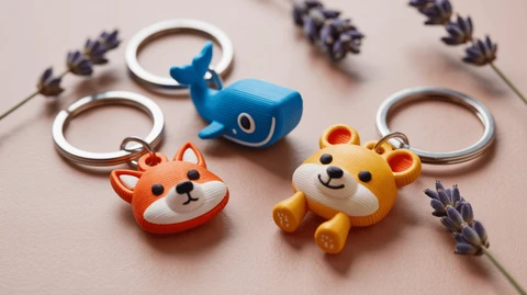 Cool 3D Printed Keychains