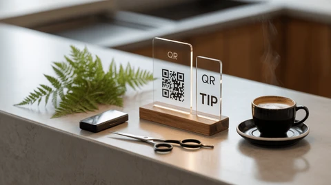 QR Code Tip Signs