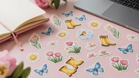 Cute Spring Stickers