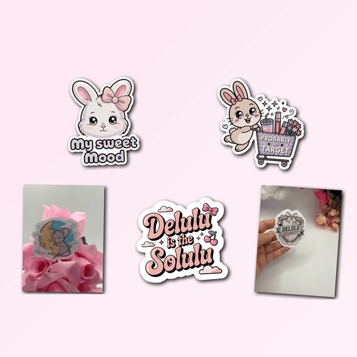 5 Coquette Kawaii Sticker Pack