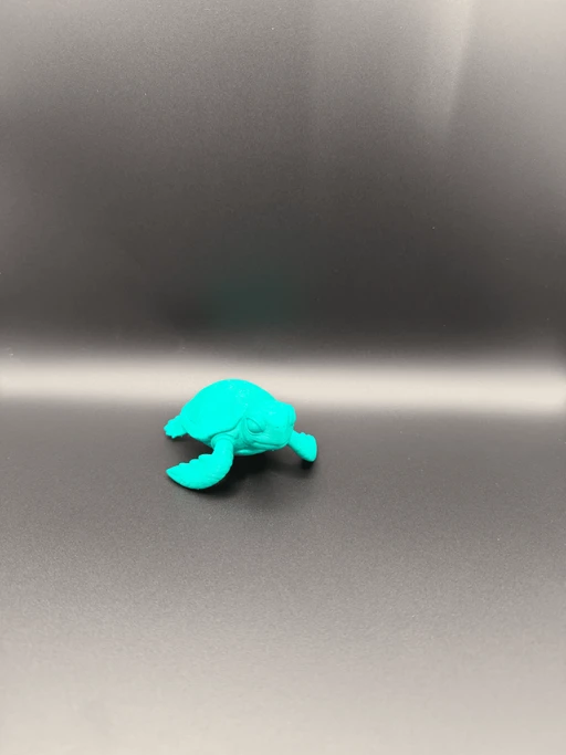 Cute Sea Turtle Figurine 3D Printed Desk Decor