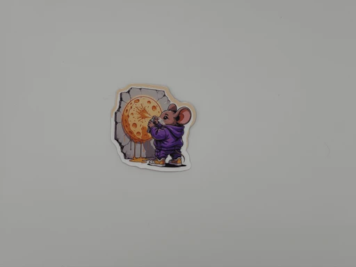 Graffiti Mouse Moon Sticker