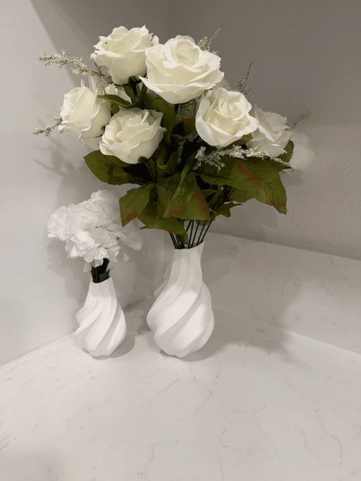 Modern Organic Sculptural Vase - Minimalist Contemporary Home Decor