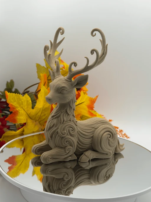 Mystic Deer | Elegant Fantasy 3D Printed Figurine | Magical Woodland Decor