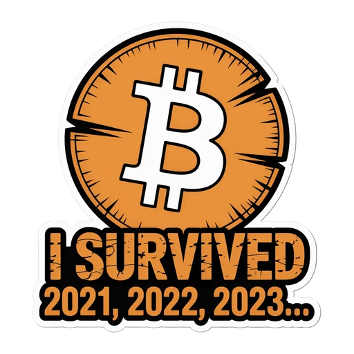 Bitcoin Survival 2021-2023 Sticker