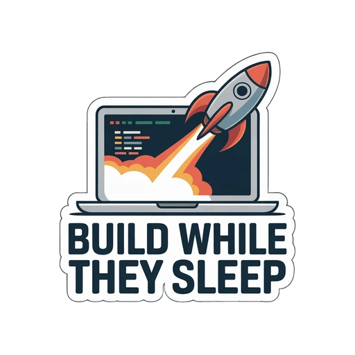 Motivational Rocket Launch Laptop Sticker