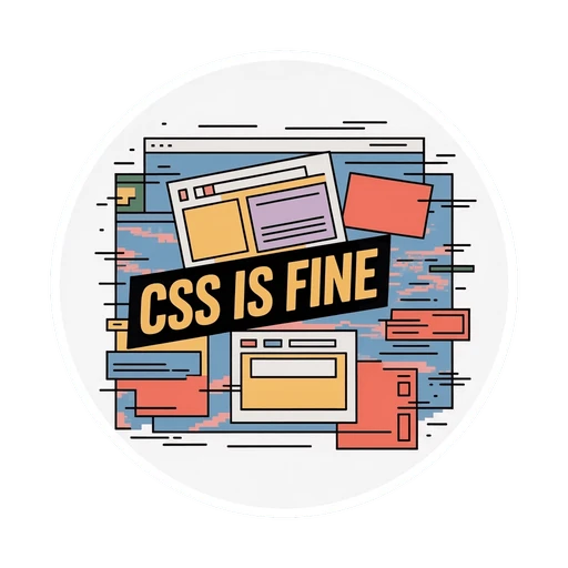 CSS Is Fine Web Developer Sticker